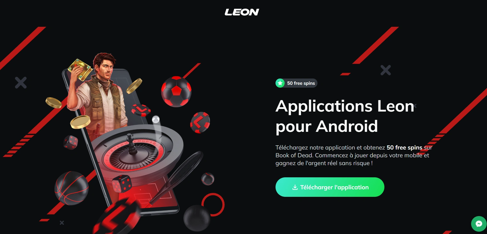 Leon casino app : fidèle à l’expérience du site en ligne