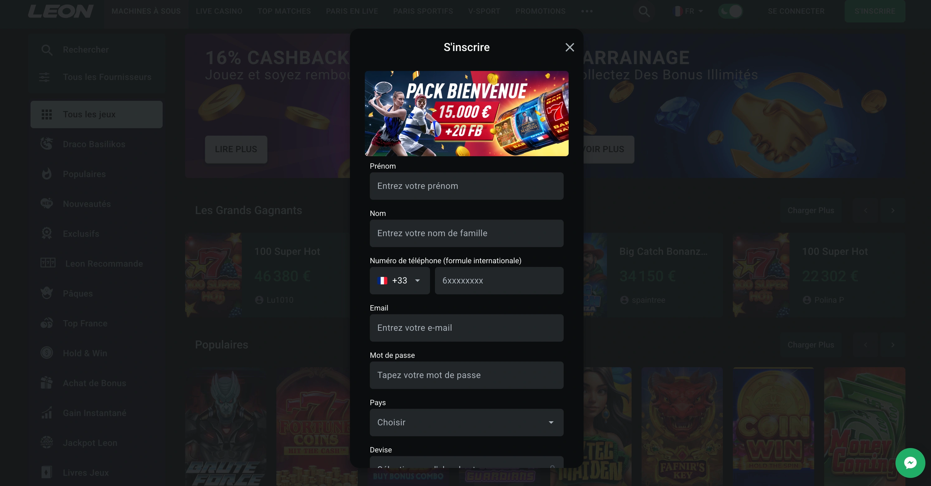 Comment créer un compte et se connecter à Leon casino – etapes détaillées
